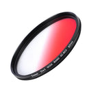 Ultra Thin Graduated Neutral Density Red ND Filter 82mm for DSLR Camera