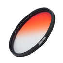 Ultra Slim Graduated Gradual ND Lens Filter for DSLR Camera Orange 55mm