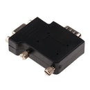 Right Angle 15 Pin VGA SVGA Male to Female Converter Adapter for Projectors