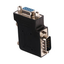 Right Angle 15 Pin VGA SVGA Male to Female Converter Adapter for Projectors