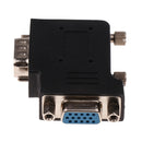 Right Angle 15 Pin VGA SVGA Male to Female Converter Adapter for Projectors