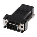 VGA Extender Female to LAN CAT5 CAT6 RJ45 Network Cable Adapter for Laptop PC