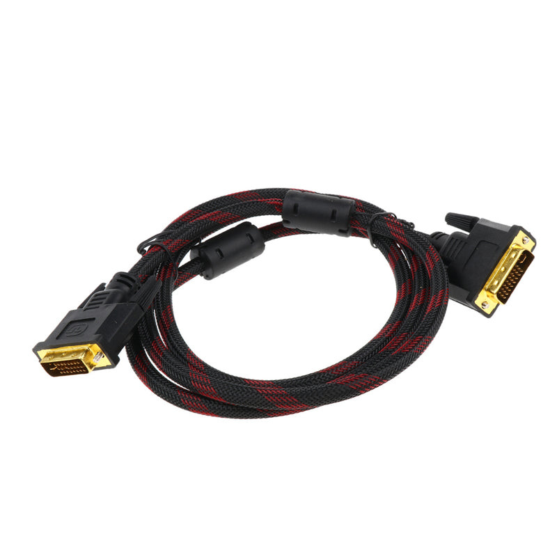 1.5Meter DVI-I Cable 24+5 Pin Male to Male Dual Link Lead High Resolution
