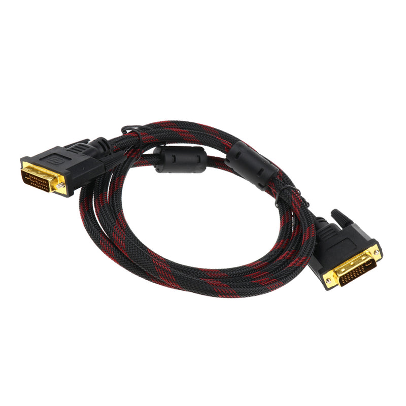 1.5Meter DVI-I Cable 24+5 Pin Male to Male Dual Link Lead High Resolution