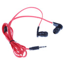 3.5mm In-Ear Stereo Headphone Noodle Earphone Running Sport for Samsung Phone MP3 1meter/3ft Red