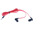 3.5mm In-Ear Stereo Headphone Noodle Earphone Running Sport for Samsung Phone MP3 1meter/3ft Red