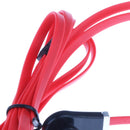 3.5mm In-Ear Stereo Headphone Noodle Earphone Running Sport for Samsung Phone MP3 1meter/3ft Red