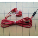 3.5mm In-Ear Stereo Headphone Noodle Earphone Running Sport for Samsung Phone MP3 1meter/3ft Red