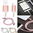 Micro USB Sync Data Charger Charging Cable Cord for Samsung Smartphone Gold
