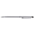 High Precision Capacitive Pen Hand Writing Drawing Ballpoint Pen Stylus Touch Screen Pen for Samsung iPhone iPad Silver