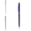 High Precision Capacitive Pen Hand Writing Drawing Ballpoint Pen Stylus Touch Screen Pen for Samsung iPhone iPad Silver