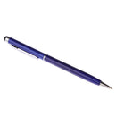 2 in 1 Capacitive Touch Screen Stylus Ballpoint Pen for iPhone 5 6 7 Samsung Galaxy S6 S7 Tablet PC Blue