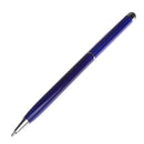 2 in 1 Capacitive Touch Screen Stylus Ballpoint Pen for iPhone 5 6 7 Samsung Galaxy S6 S7 Tablet PC Blue