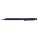 2 in 1 Capacitive Touch Screen Stylus Ballpoint Pen for iPhone 5 6 7 Samsung Galaxy S6 S7 Tablet PC Blue