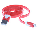 Micro USB Charger Charging Sync Data Charging Cable for Samsung Galaxy S3 S4 S5 S6 Android Red