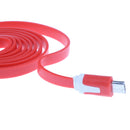 Micro USB Charger Charging Sync Data Charging Cable for Samsung Galaxy S3 S4 S5 S6 Android Red