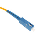 5 Meter SC to FC Single Mode Single Core Fiber Optic Drop Wire Cables Yellow