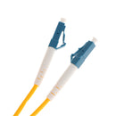 3 Meter Singlemode Dual Core Electric Fiber Optic Drop Wire Cables SC to LC Yellow