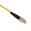 5 Meter FC to FC Single Mode Single Core Fiber Optic Drop Wire Cables Yellow