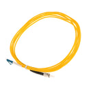 3Meters Single-Mode Single Core Fiber Optic Drop Cable ST to LC Yellow