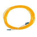 5 Meter Singlemode Simplex Fiber Optic Jumper Electric Cable Cord LC to LC Yellow