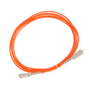 3 Meter Multi Mode Silgle Core Fiber Optic Drop Wire Cables SC-SC Orange Red