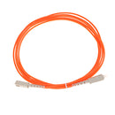 3 Meter Multi Mode Silgle Core Fiber Optic Drop Wire Cables SC-SC Orange Red