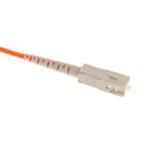 3 Meter Multi Mode Silgle Core Fiber Optic Drop Wire Cables SC-SC Orange Red