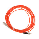 5m SC to FC MultiMode Simplex Fiber Optical Patch Cable Cord Line Orange