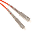 3 meter SC to FC MultiMode Duplex Fiber Optical Patch Cable Cord Line Orange