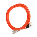 5 Meters SC to FC Multi Mode Dual Core Jumpers Fiber Patch Cable Line Orange