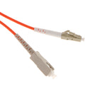 16ft SC to LC SC-LC Simplex PVC Multimode Fiber Optic Patch Cable Cord