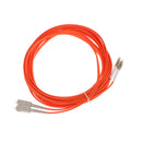 16ft SC to LC SC-LC Duplex PVC Multimode Fiber Optic Patch Cable Cord