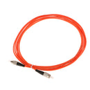 3 Meter Multi-mode Single Core Jumpers Fiber Optic Drop Cable FC-FC Orange