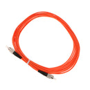 5 Meter Multi-mode Single Core Jumpers Fiber Optic Drop Cable FC-FC Orange