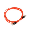 Multi -Mode Double Core Fiber Optic Jumper Cord Cable FC-FC Orange 3Meters