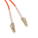 16ft LC-LC Multimode Dual Core Fiber Optic Cable for Ethernet Multimedia Orange