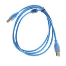 High Speed Cable USB 2.0 A to B Male M/M Plug Adapter Cord for Printer Scanner Hard Drive 1.5 Meter
