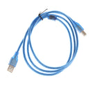High Speed Cable USB 2.0 A to B Male M/M Plug Adapter Cord for Printer Scanner Hard Drive 1.5 Meter