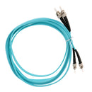 3Meter Multimode 10Gb Duplex Fiber Optic Cable(50/125) OM300 ST-ST Skyblue
