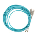 16ft. LC-SC Multimode Duplex Fiber Optic Cable Jumper Cord for Ethernet Multimedia