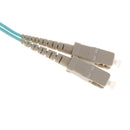 5Meters Multimode 10Gb Duplex Fiber Optic Cable(50/125) SC-SC OM550 Skyblue