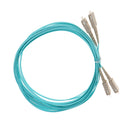5Meters Multimode 10Gb Duplex Fiber Optic Cable(50/125) SC-SC OM550 Skyblue