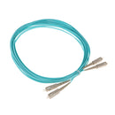 5Meters Multimode 10Gb Duplex Fiber Optic Cable(50/125) SC-SC OM550 Skyblue