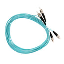 5Meter FC to ST Connector Duplex Model Dual Core Optical Fiber Jumper Blue