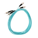 5Meter FC to ST Connector Duplex Model Dual Core Optical Fiber Jumper Blue