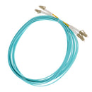 16ft/5m LC to LC Duplex Multimode Optical Fiber Patch Cord Blue Jumper Cable