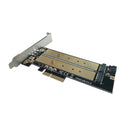 NGFF M.2 B + M Key SSD to PCI-E PCI Express SATAIII 3 Adapter Converter Card