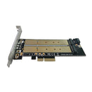 NGFF M.2 B + M Key SSD to PCI-E PCI Express SATAIII 3 Adapter Converter Card