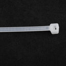 100 Pieces 200mm Network Nylon Plastic Cable Wire Zip Tie Self Locking Strap White